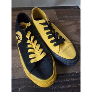 REVERSUS Canvas Sneakers IOWA HAWKEYES Unisex  Men's Sz 4/Women's Sz 6